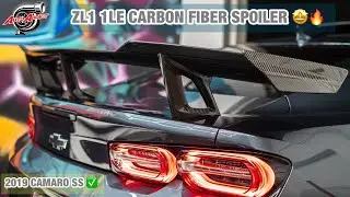 2019 Chevy Camaro SS | ZL1 1LE Carbon Fiber Spoiler Install | Auto Addict USA | Anderson Composites