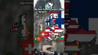Most Peaceful Country that Borders Your Country #mapping #peace #geography #shorts
