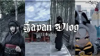 【Japan vlog】 Kamakura day trip, jirai kei gothic kimono rental, bamboo forest, Enoden