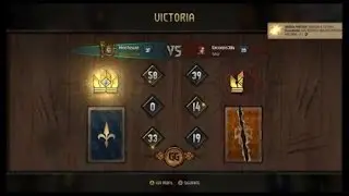 GWENT Queen Calanthe Shields, Prophet Lebioda, King Roegner 28 points