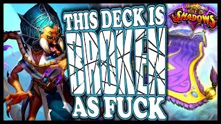 Hearthstone | Rise of Shadows | This DECK is BROKEN AF! | NEW ZOOLOCK