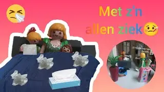 Playmobil stopmotion filmpje Nederlands Met z'n allen ziek🤧 - video voor Playmobil fans 