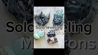 Macaron Art Challenge : Solo Leveling Edition #shorts
