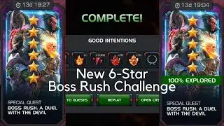 New 6-Star Boss Rush Challenge - Game Play - Marvel Contest of Champions