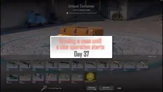 Opening a case until a new CS2 operation starts - Day 37
