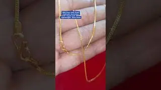 3 gram ki chain 22 कैरेट प्योर गोल्ड चैन डिज़ाइन | Hallmark Certified | Royal Look for Men & Women