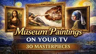 Museum paintings on your TV | 30 Timeless Classic Paintings (5 min)