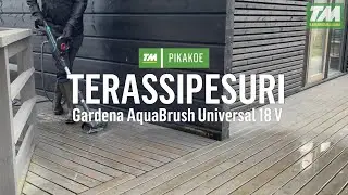 Terassipesuri TM Rakennusmaailman testiss&auml;