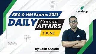 Daily Current Affairs | 2nd June 2021 | BBA & HM Exams 2021