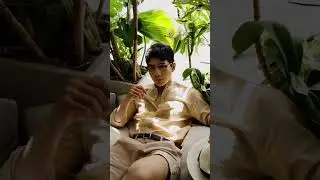 A/G Band Collar Shirt With Pocket x New Chinos Short