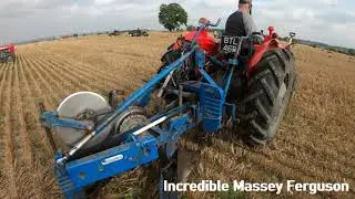 1964 Massey Ferguson 35X 2.5 Litre 3-Cyl Diesel Tractor (44.5HP) With Ransomes Plough