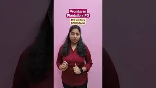 #ipoalert Vrundavan Plantation IPO #vrundavanipo #upcomingipo #youtubeshorts #shorts #hindi #trading