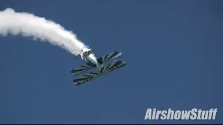 Dave Dacy Stearman Aerobatics - Wings Over Waukegan Airshow 2014