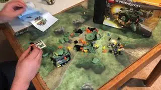 Lego 75976: Overwatch Wrecking Ball (time-lapse)