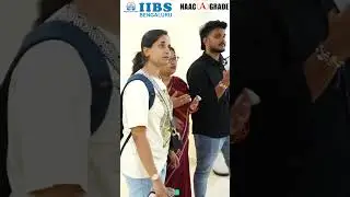 IIBS Bengaluru MBABatch 2024 - 26 Reporting | #welcome #newbatch #collegelife