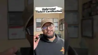 The most underrated Tech, IT, Cyber certifications that are slept on. #technology #tech #techcareer