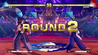 STREET FIGHTER V Ryu vs Sakura