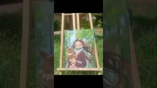multi-talented 🤭🎨🧶 #art #anime #share