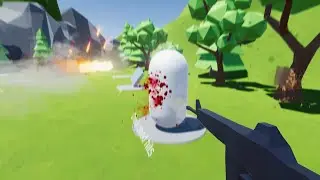 Polygon particle effects | Demo for the Unity Asset Store