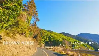 Deep Focus Japan Drive 🌲 Brown Noise ASMR (No Music) #shorts