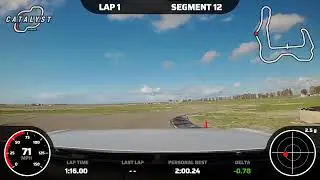 March 2, 2024 Buttonwillow Raceway Park 13CW NEW PERSONAL BEST! 1:59.41