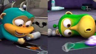 Alien Monkeys 👽 Scribble | Fun Space Cartoon for Kids | WOW CLUB