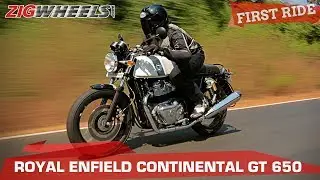 Which 650cc 🏍️ Royal Enfield - Continental GT or Interceptor? | ZigWheels.com