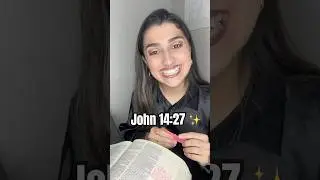 John 14:27 #bookofjohn #john14 #biblicalencouragement #christaincontent #walkinspiritoftheholyspirit