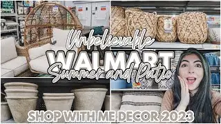 WALMART PATIO DECOR AND SUMMER DECOR 2023 😍 | WALMART NEW FINDS 2023 SHOP WITH ME SIMPLY INCREDIBLE