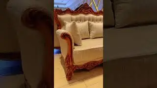 Highly wooden durable Grand father sofa set made in unique modern design