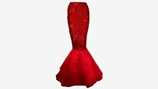 Must See Review! Women Halloween Costume Cosplay Mermaid Fancy Dress Skirt (US 10, Dark blue)