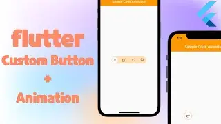 Flutter Custom Button + Animation
