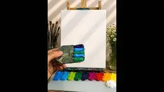How to Draw a Dandelion Field | Easy Acrylic Painting Tutorial for Beginners