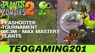 PvZ 2 | Arena | Bzzz Button's Electric Season | Peashooter Tournament! (MAX MASTERY)