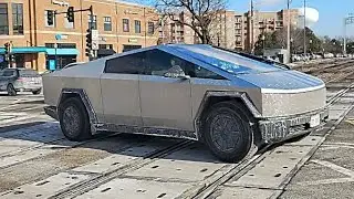 Spotted another Tesla Cybertruck in LaGrange, Illinois.