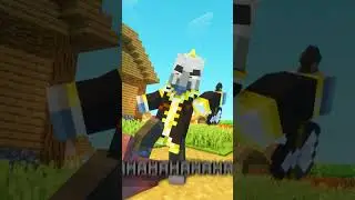 Minecraft Allay становится ЧЕЛОВЕКОМ, чтобы спасти Деревню #шорты