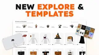 How To Use Customuse Explore & Templates Page To Make Roblox Designs | 2025