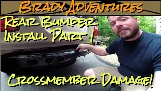 Rear Bumper Install Part 1 and we discover crossmember damage! - Dissent Off-road  - Land Cruiser
