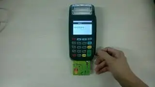 NEW8210 GPRS 3G POS Terminal IC CARD Reader testing