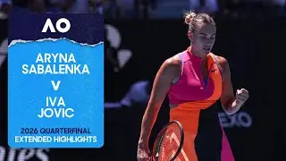 Aryna Sabalenka v Iva Jovic Extended Highlights | Australian Open 2026 Quarterfinal