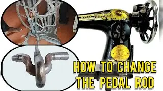 How to CHANGE THE PEDAL ROD on your sewing machine