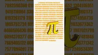 first 1000 digits of pi  #shorts #youtubeshorts #pi