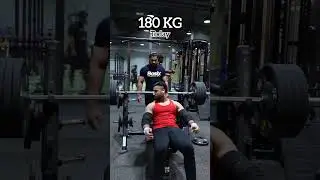180 KG Bench Press Transformation