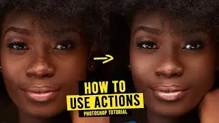 КАК установить и использовать экшены в Photoshop | Урок по ретуши