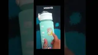 the cute water bottle $100 rupees 😺