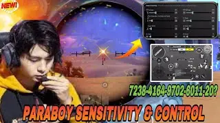 Paraboy Sensitivity & Control Code 2025 📲 (Copy Now!) Paraboy PUBG Mobile Sensitivity |PUBGM