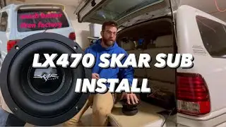 Lexus LX470 Skar Subwoofer Upgrade (Factory Location)
