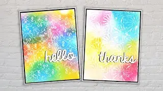 Faux Batik with Stencils
