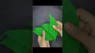 How to Make Woollen Mango Leaves | Easy DIY Home D&eacute;cor Craft | @WoolVastra 