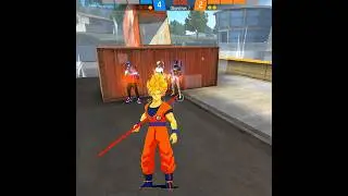 GOKU  VS FREE FIRE🌎#tgx zone